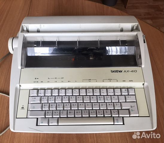Пишущая машинка brother ax-410