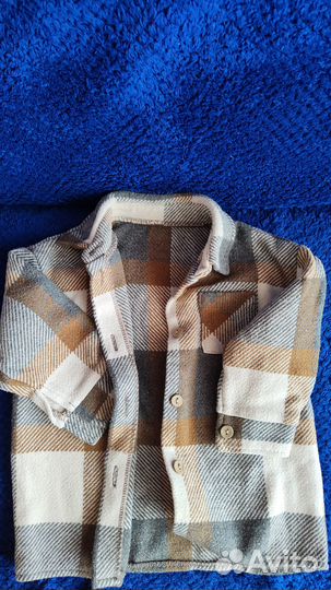 Продается детская теплая рубашка из фланели