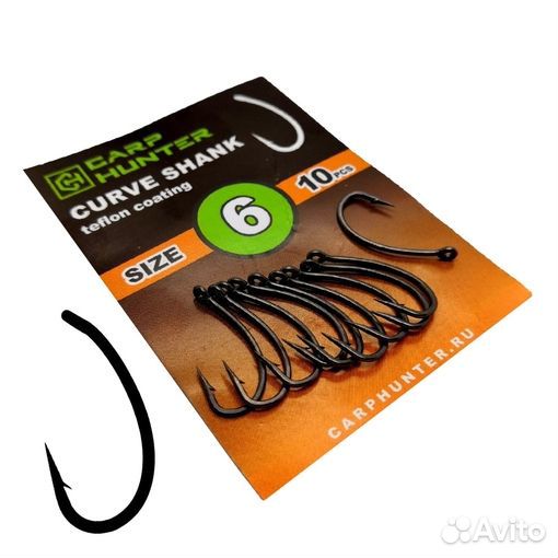 Крючки карповые CarpHunter curve shank