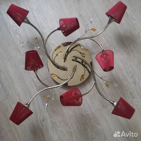 Люстра потолочная бу