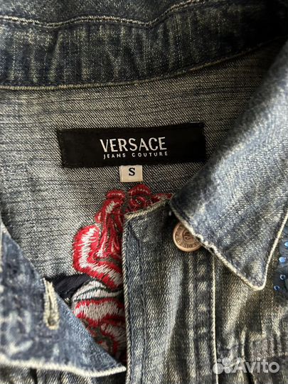 Джинсовая куртка versace оригинал S