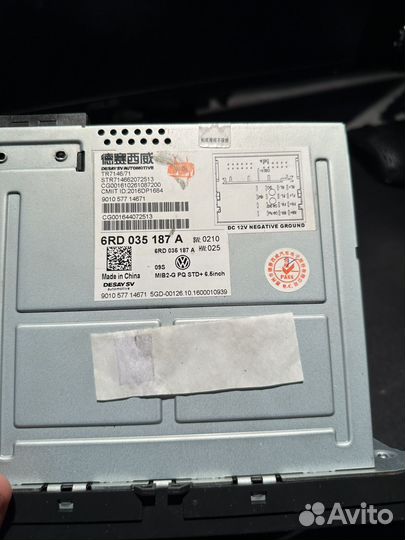 Штатная магнитола volkswagen polo