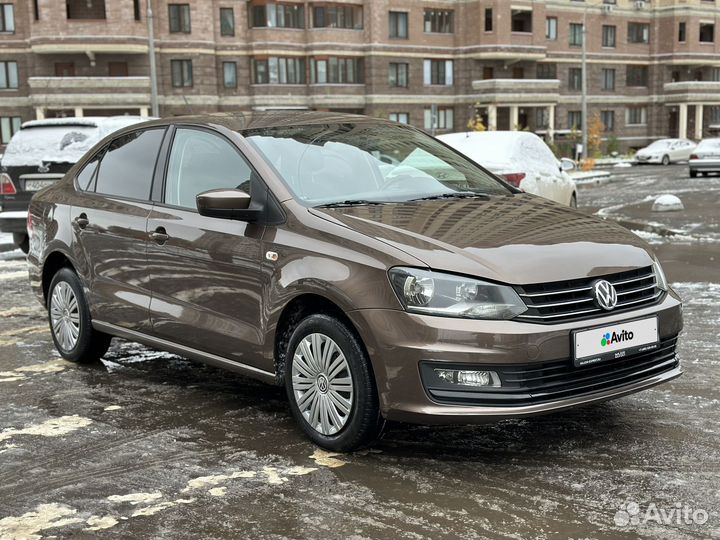 Volkswagen Polo 1.6 AT, 2016, 126 000 км