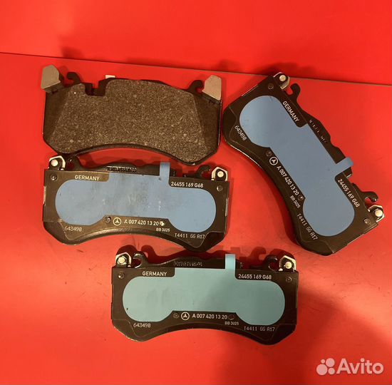 Колодки тормозные Mercedes W166 GL 63 AMG передние