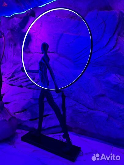 Торшер напольный, rgb