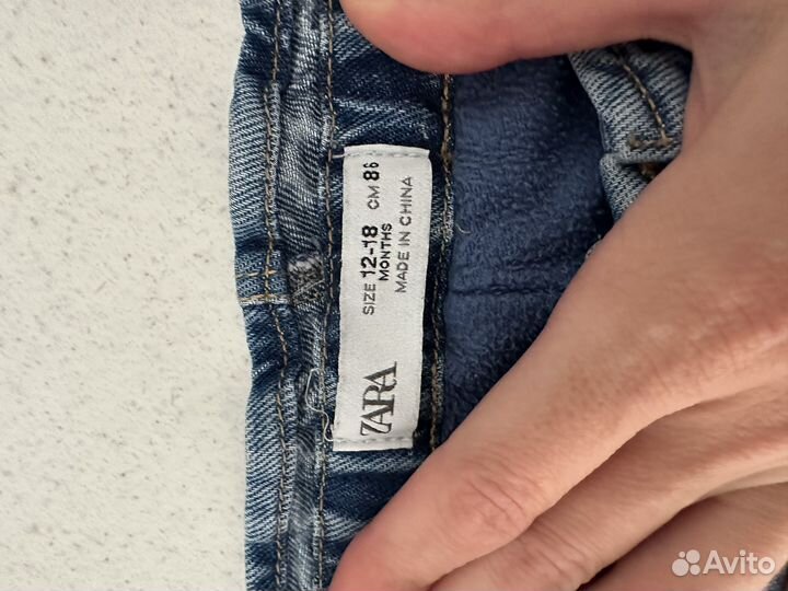 Джинсы утепленные 86 zara