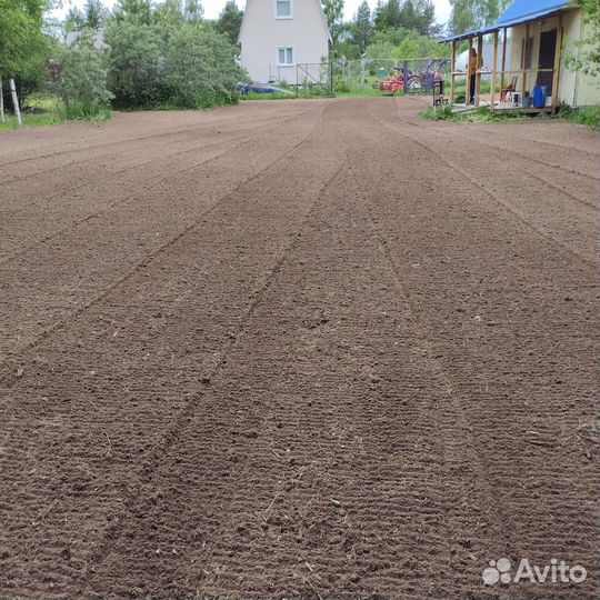 Благоустройство, газон, выравнивание, расчистка