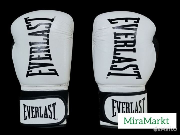 Боксерские перчатки Everlast 14/16/18 oz. Кожа