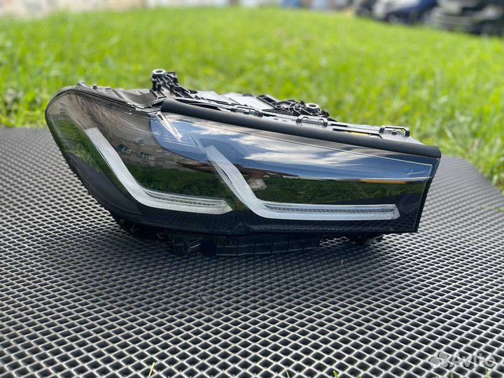 Bmw G30 lci фары adaptive led shadow line