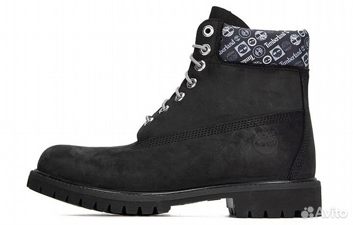 Timberland 6 Inch Premium Boot Wide 'Logo Print Collar' (43,5)