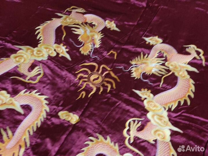 Покрывало атласное, старинное