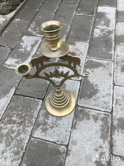 Пепельница из латуни