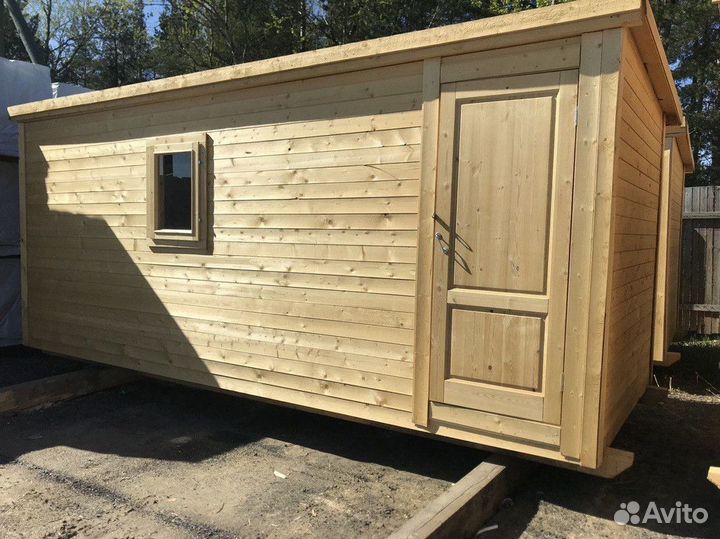 Хозблоки: влагозащита, утепление 100мм, с завода