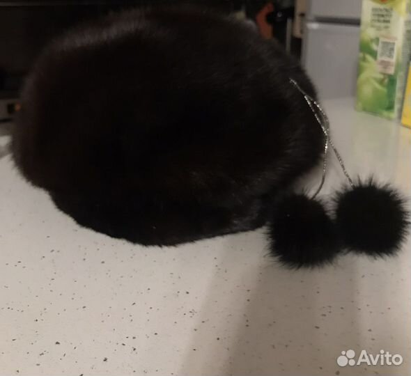 Берет женский норковый