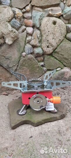 Туристическая газовая плита 4-009 с пьезоподжигом