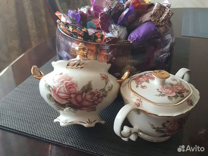 Сахарница фарфор