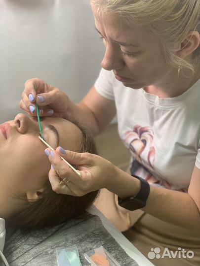Курс ламинивание ресниц, lash botox