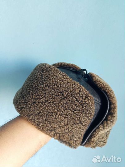 Шапка ушанка мужская