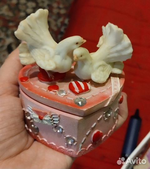 Серьги латунь