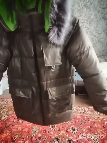 Куртка зимняя для девочки 140