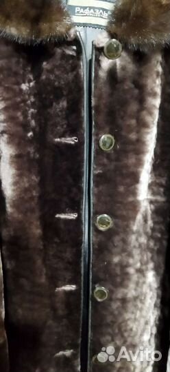 Шуба мутоновая с норкой новый