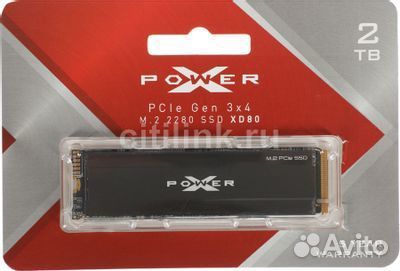 SSD накопитель Silicon Power XD80 2Тб