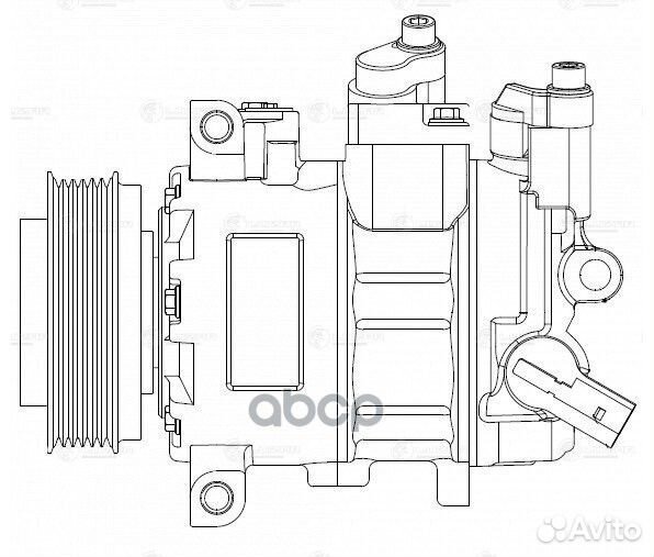 Компрессор кондиционера audi A6 2.7/3.0 TDI 05