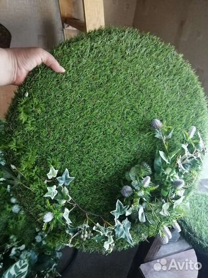 Декор из искусственных цветов