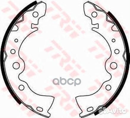 Колодки тормозные барабанные зад GS8246 TRW