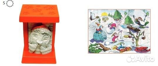 Новый год 2010 / 2011 г. 3D Макси - пазл. Киндер