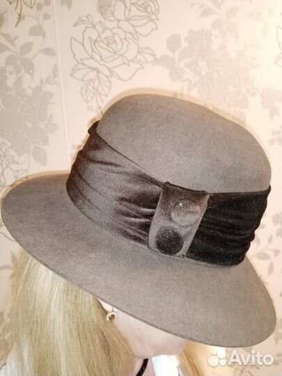 Шляпа фетровая женская