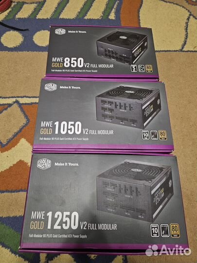 Блок питания cooler master 850/1050/1250