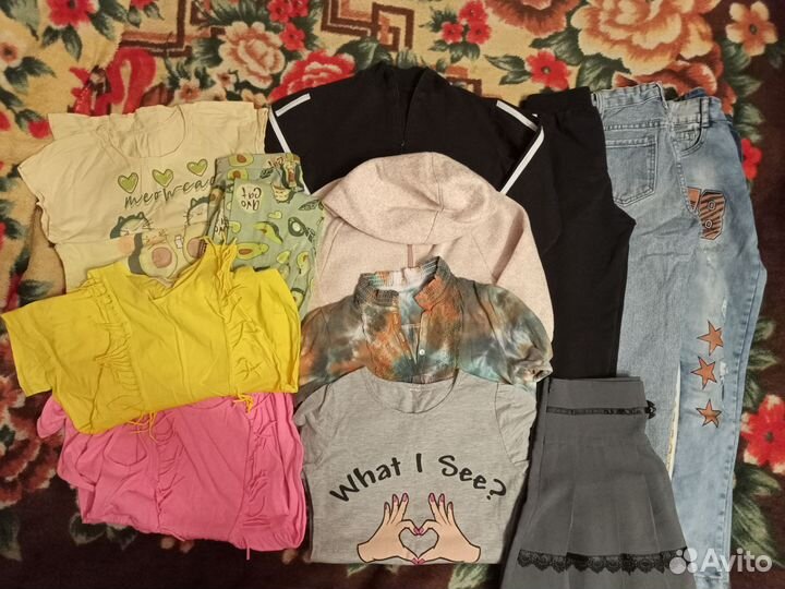 Вещи пакетом на девочку р.134