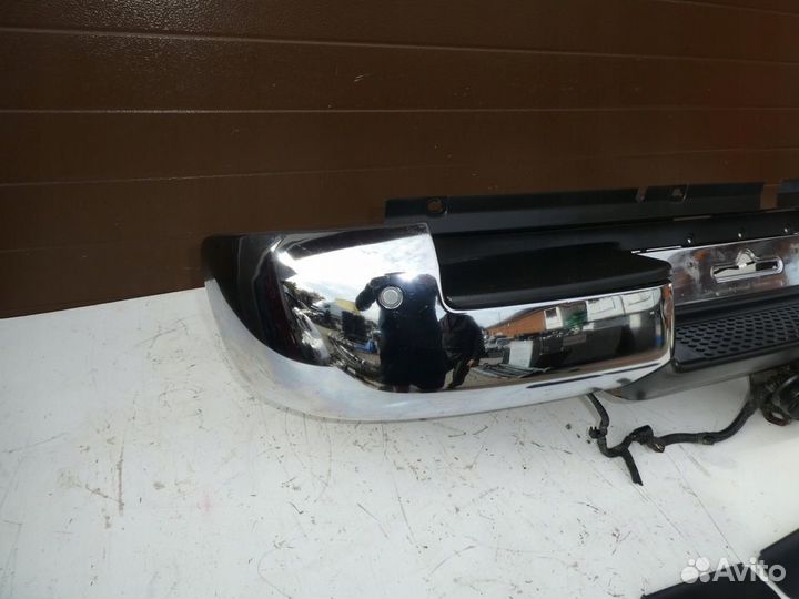 Задний бампер хром VW amarok фаркоп