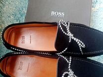 Мокасины hugo boss 41р замша