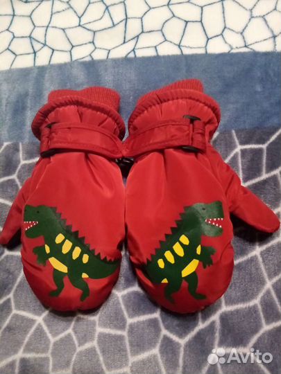 Варежки зимние детские