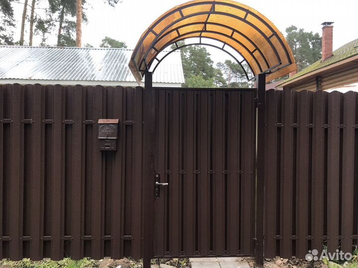 Установка заборов