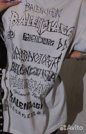 Женская футболка balenciaga (Арт.25244)