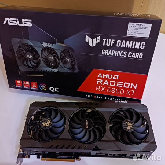 Видеокарта Asus RX 6800 XT TUF Gaming OC Edition