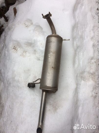 Глушитель на Kia rio 4