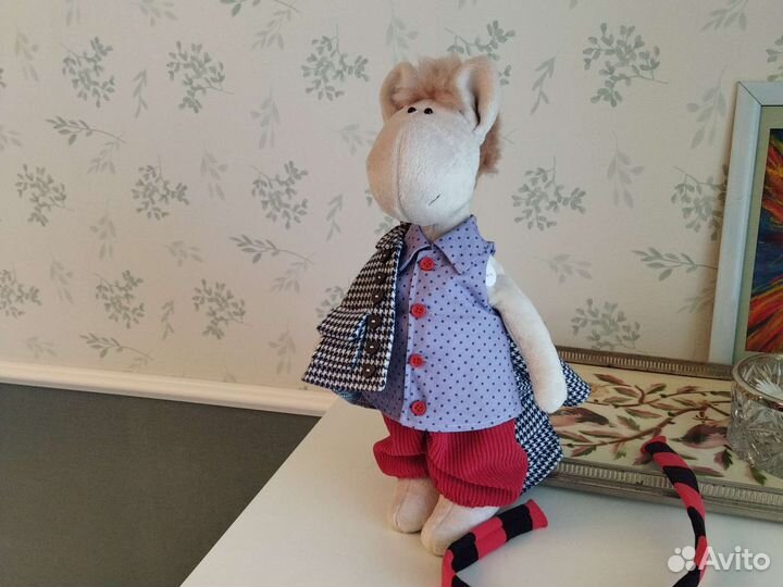 Конь в пальто, игрушка ручной работы