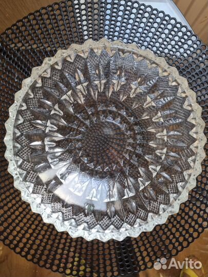 Салатница хрустальная СССР 2 шт