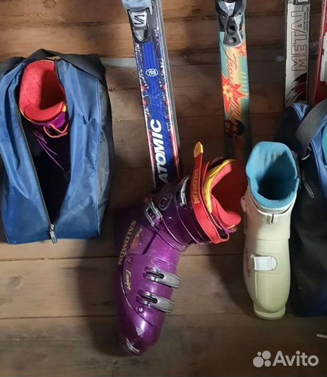 Беговые лыжи Горные лыжи с ботинками