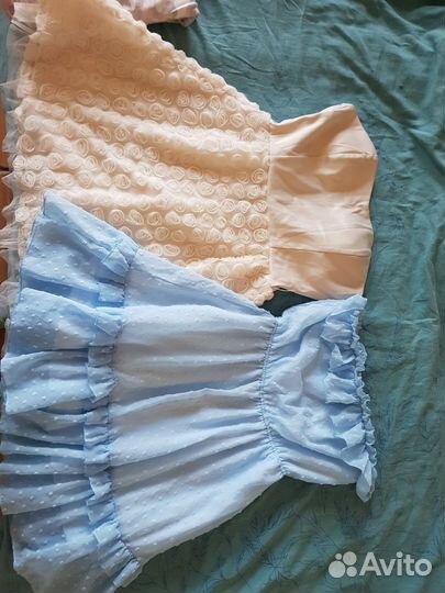 Вечернее платье 42 44 голубое