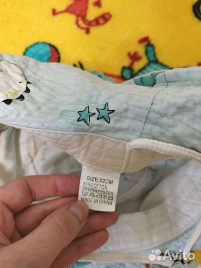 Панама и кепка детская, 48-52