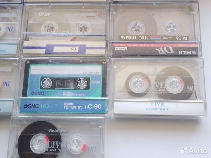 Аудиокассеты с записью