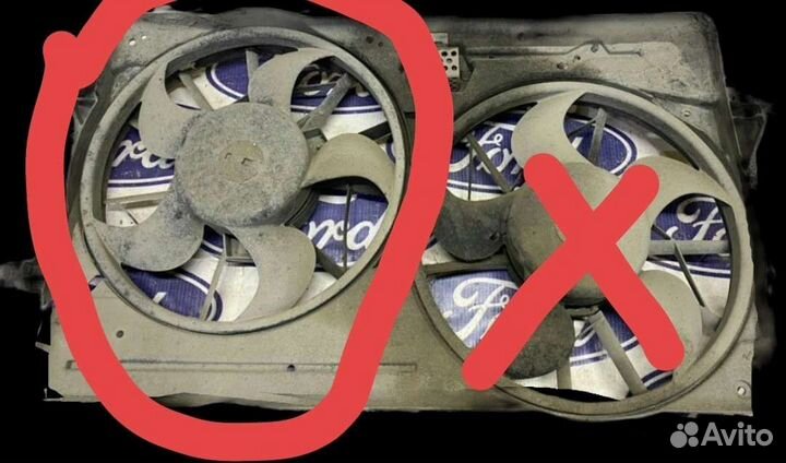 Вентилятор ford focus 1