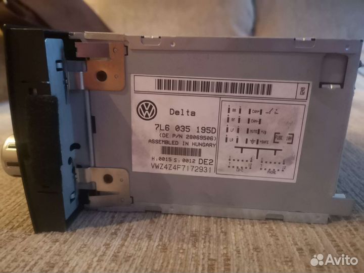 Магнитола для volkswagen touareg 1