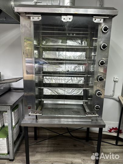 Гриль для кур газовый