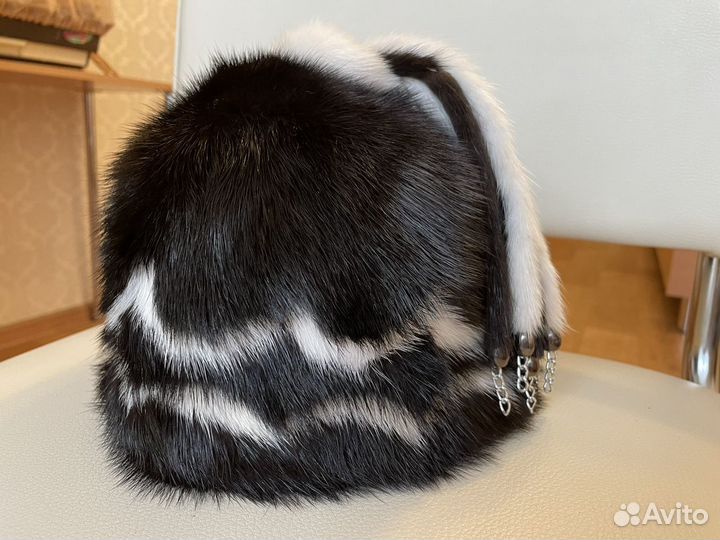 Шапка норковая 2 шт